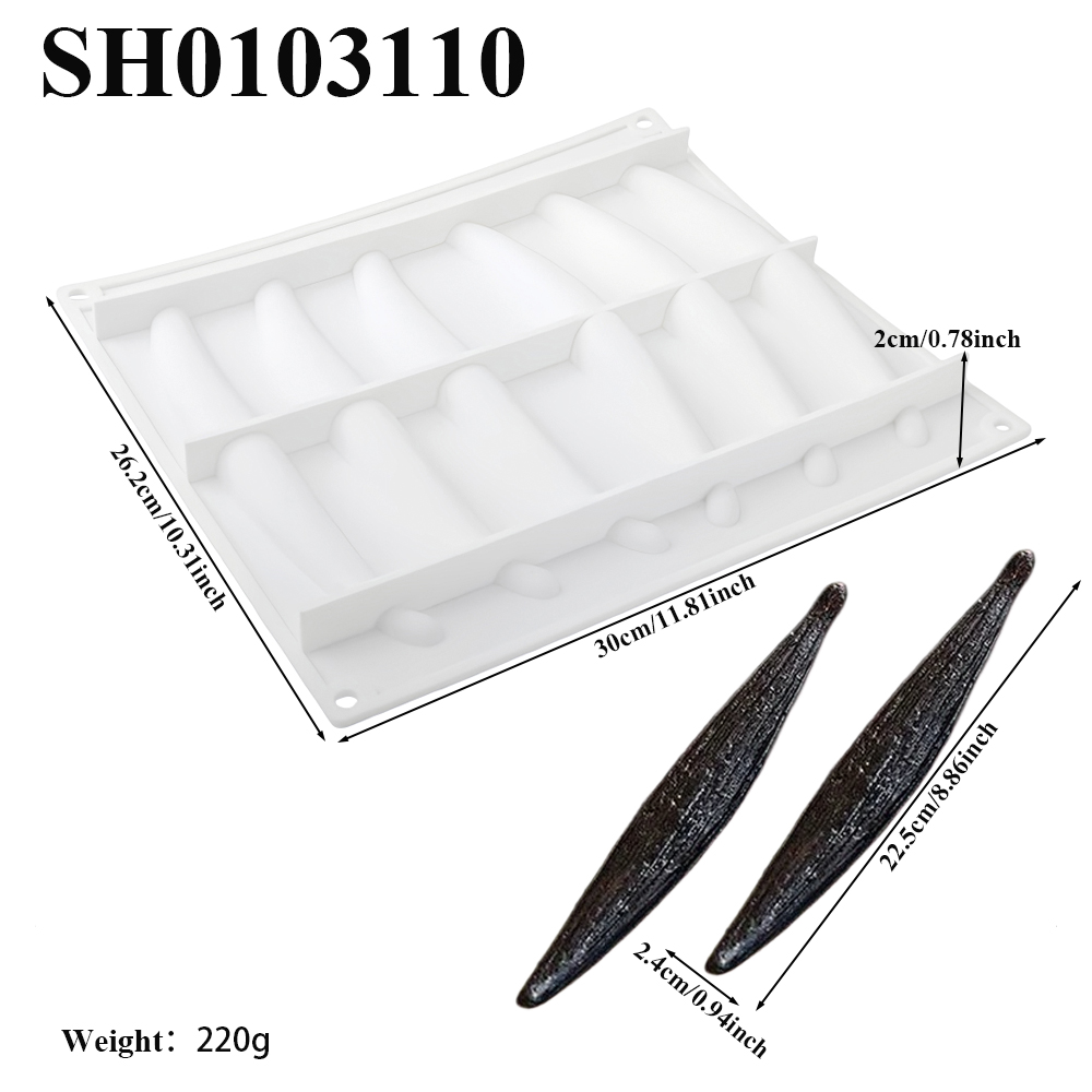 1 or 6 or 10-Cell Vanilla Pod  - Baking Kitchen Design ulasan dan harga