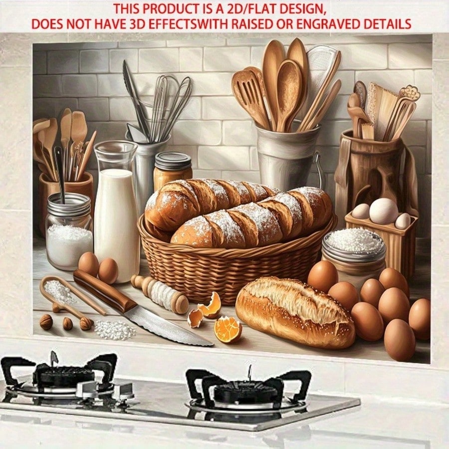 2D Self Adhesive PVC Wall Deca - Kitchen Baking Cabinet ulasan dan harga