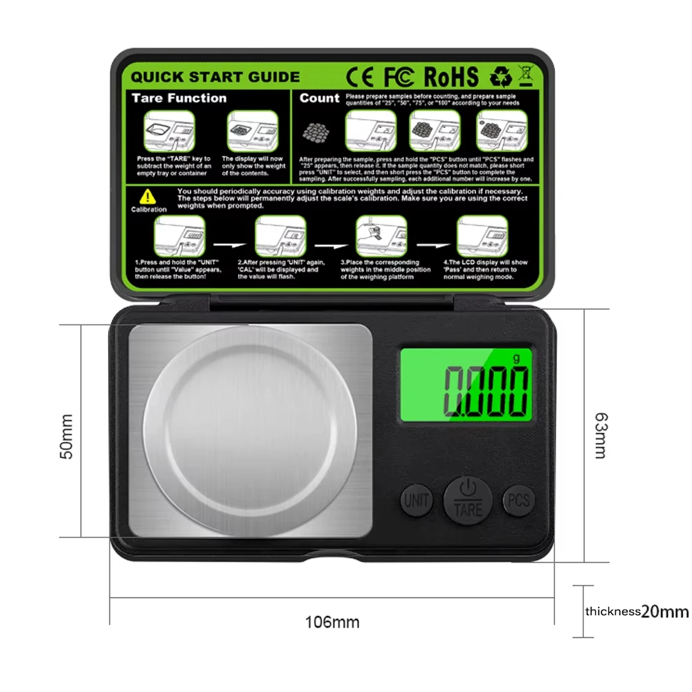 Mini Digital Scale Jewelry Mil - Mini Kitchen Baking ulasan dan harga