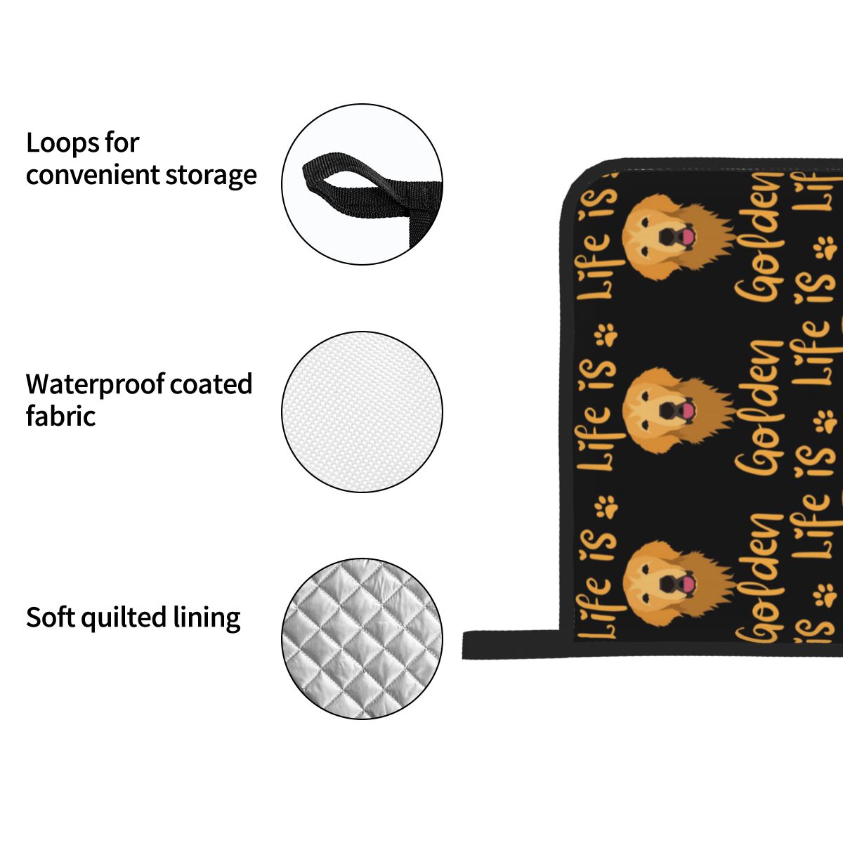 GOLDEN RETRIEVER Quote Oven Mi - Kitchen Baking Quotes ulasan dan harga